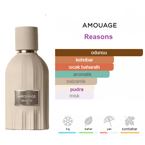 Amouage Reasons Essence de Parfum 100ml Unisex Parfüm