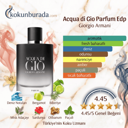 Giorgio Armani Acqua Di Gio Parfum Edp 100ml Erkek Parfüm Giorgio Armani Acqua Di Gio Parfum Edp 100ml Erkek Parfüm