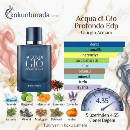 Giorgio Armani Acqua Di Gio Profondo Edp 75ml Erkek Parfum Giorgio Armani Acqua Di Gio Profondo Edp 75ml Erkek Parfum