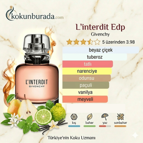 Givenchy L'interdit Edp 80ml Bayan Parfum Givenchy L'interdit Edp 80ml Bayan Parfum