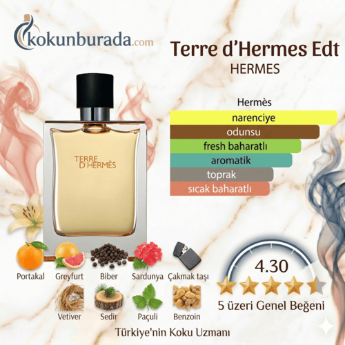 Hermes Terre d'Hermes Edt 100ml Erkek Parfum Hermes Terre d'Hermes Edt 100ml Erkek Parfum