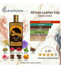 Memo Paris African Leather Edp 75ml Unisex Parfüm Memo Paris African Leather Edp 75ml Unisex Parfüm