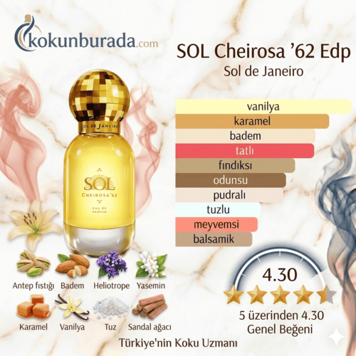 Sol de Janeiro SOL Cheirosa 62 Edp 50ml Bayan Parfüm Sol de Janeiro SOL Cheirosa 62 Edp 50ml Bayan Parfüm