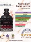 Valentino Uomo Born in Roma Intense Edp 100ml Erkek Parfum Valentino Uomo Born in Roma Intense Edp 100ml Erkek Parfum