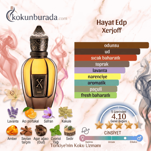 Xerjoff Hayat Edp 100ml Erkek Parfüm
