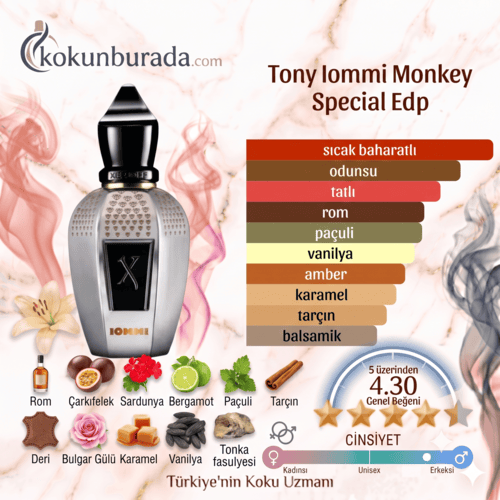 Xerjoff Tony Iommi Monkey Special 100ml Unisex Parfüm Xerjoff Tony Iommi Monkey Special 100ml Unisex Parfüm