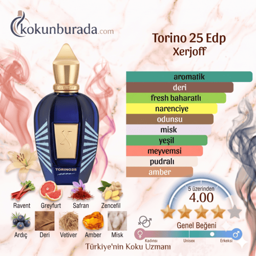 Xerjoff Torino 25 Edp 100ml Erkek Parfüm Xerjoff Torino 25 Edp 100ml Erkek Parfüm