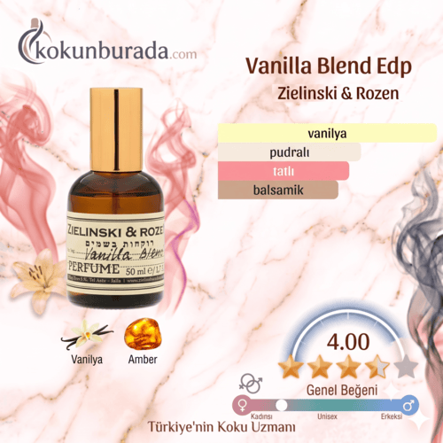 Zielinski & Rozen Vanilla Blend Edp 100ml Unisex Parfum Zielinski & Rozen Vanilla Blend Edp 100ml Unisex Parfum